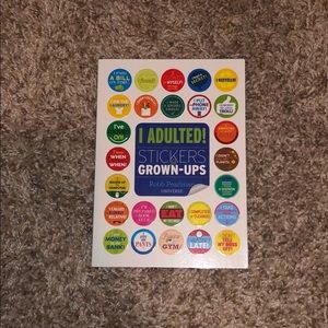 I Adulted Sticker Book!